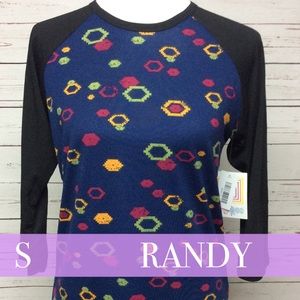 LuLaRoe S Randy Unisex T-Shirt NWT